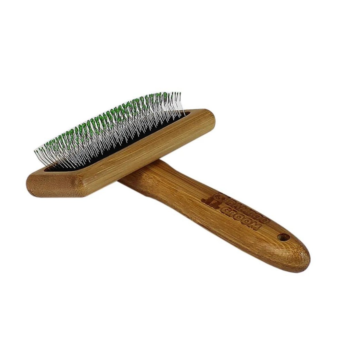 Bamboo Groom Soft Slicker Brush Medium - Pets Perfect