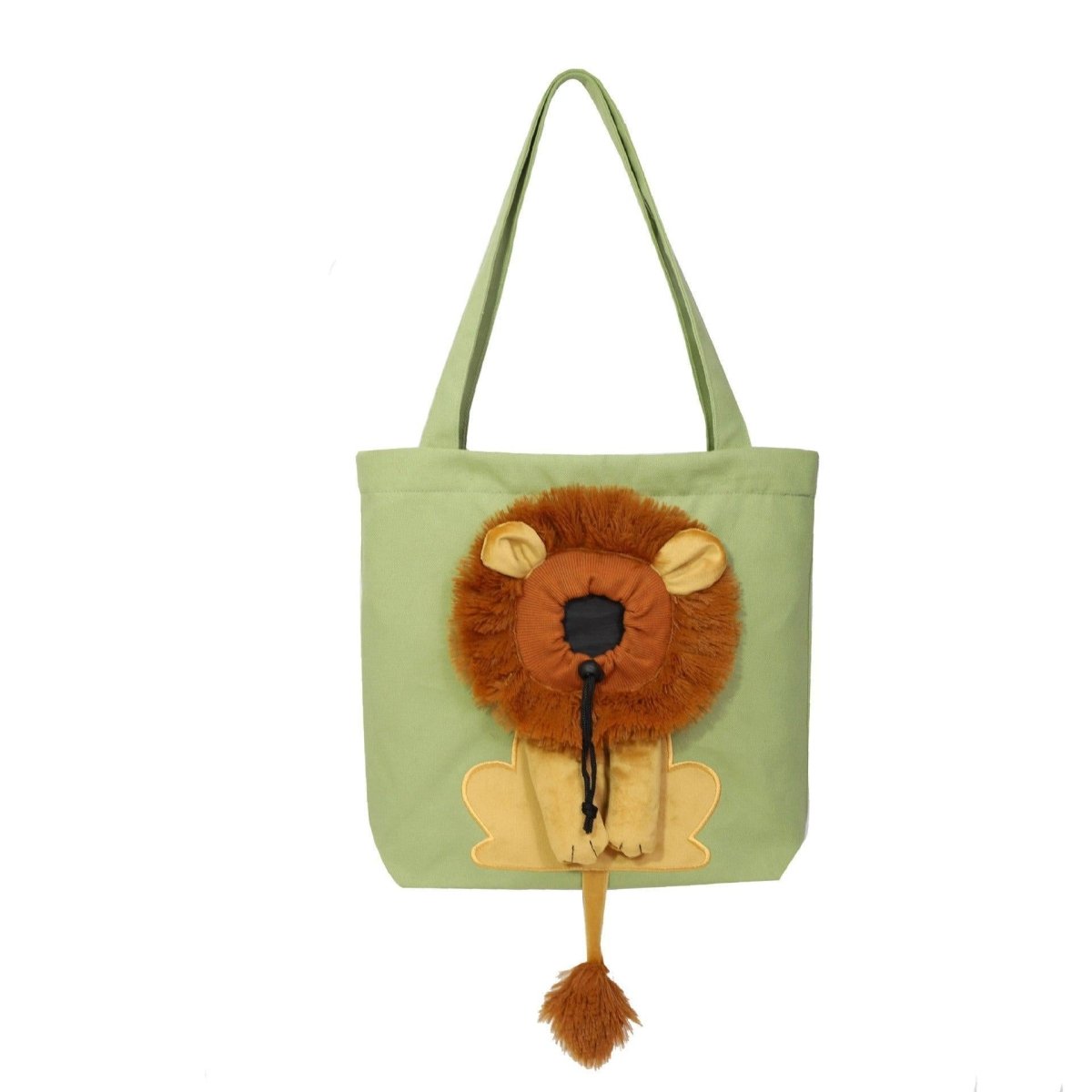 Lion Design Pet Carrier: Portable, Breathable, And Stylish For Travel With Your Furry Friend - Pets Perfect