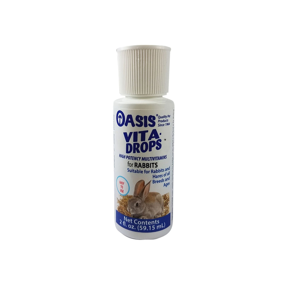 Oasis Vita Drops High Potential Daily Multivitamin for Rabbits 1ea/2 floz. - Small Animal Supplements
