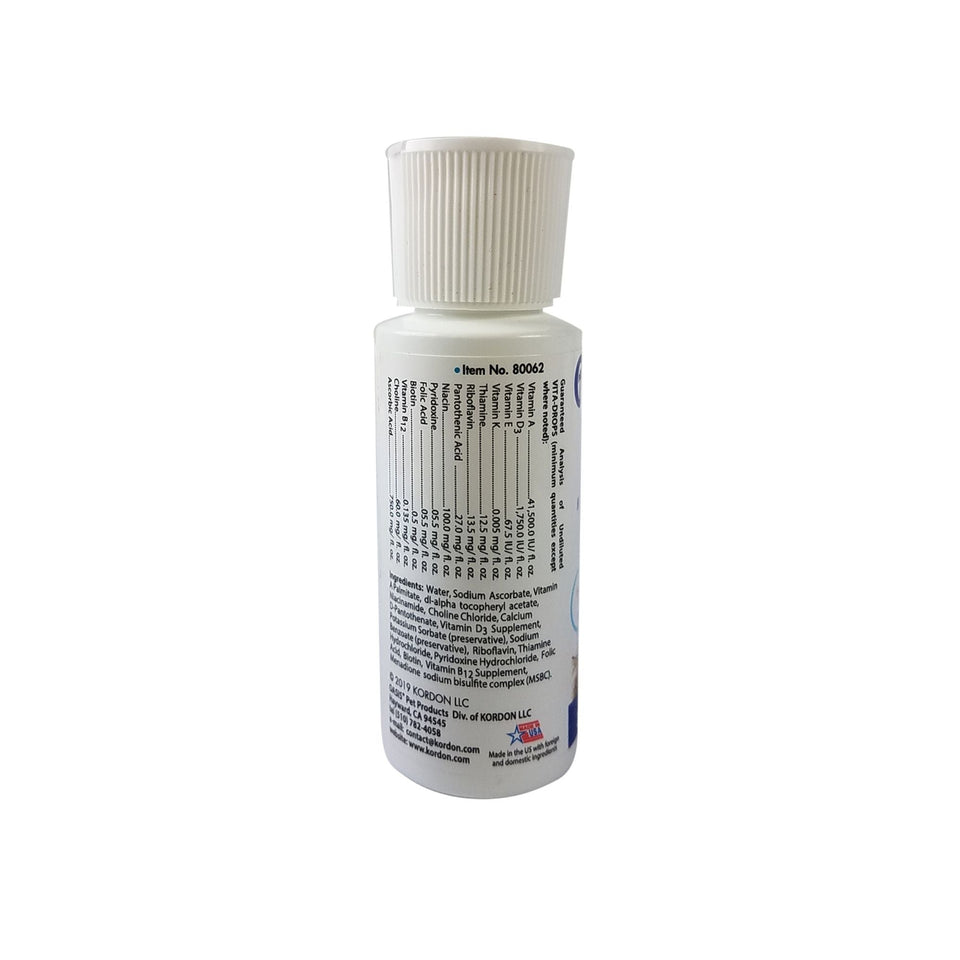 Oasis Vita Drops High Potential Daily Multivitamin for Rabbits 1ea/2 floz. - Small Animal Supplements