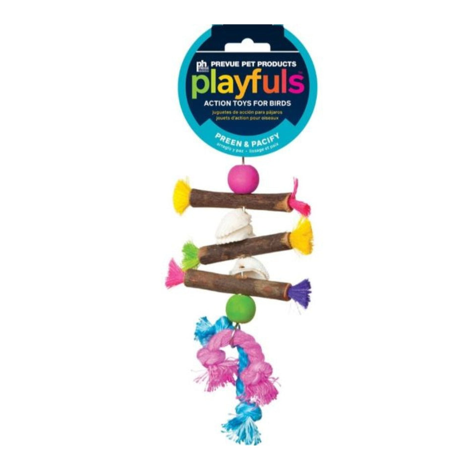 Tropical Teasers Shells And Sticks Bird Toy 5.5 x 9in.