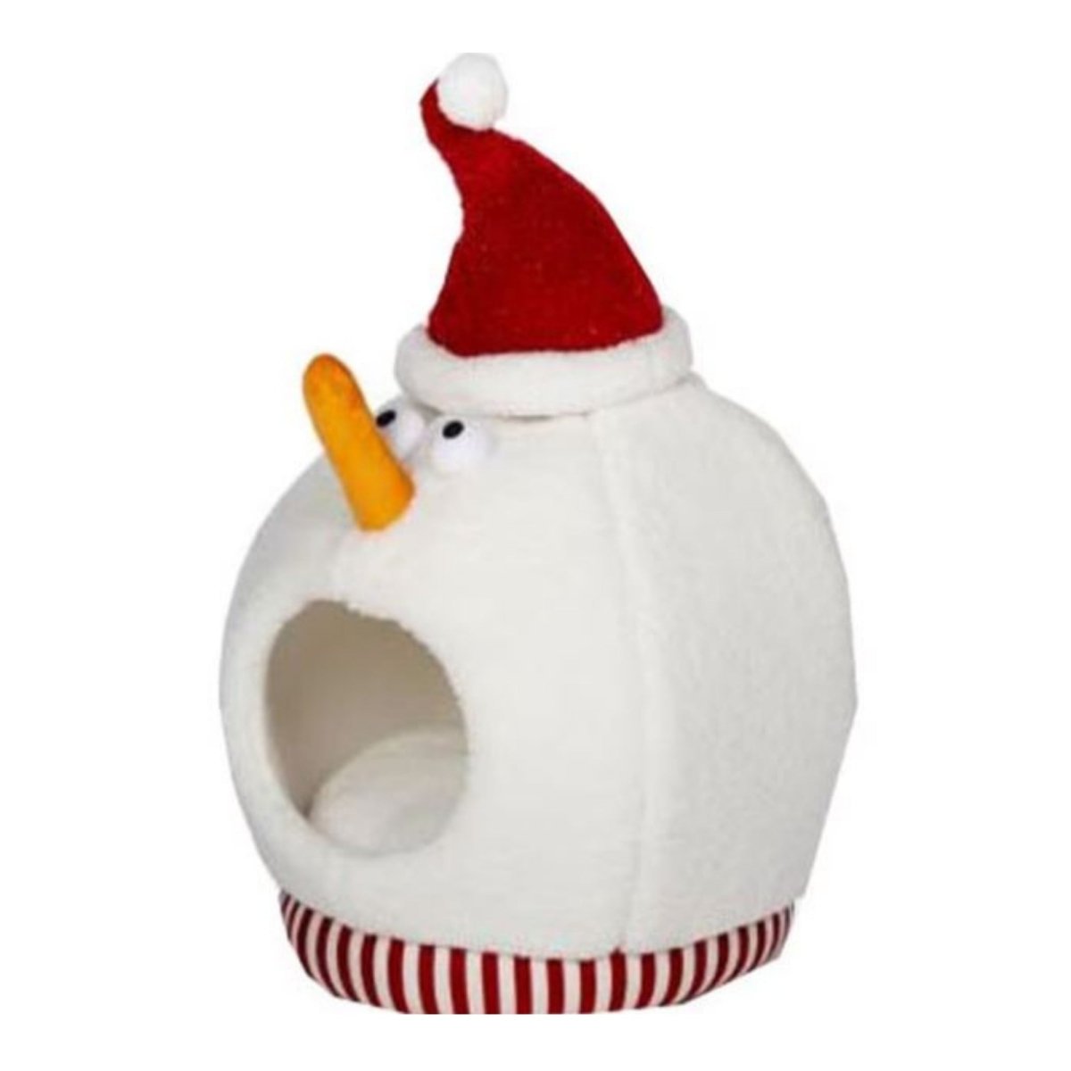 Prevue Comfy Frosty's Cat Hideaway White 17 x 13 x 18 - Pets Perfect