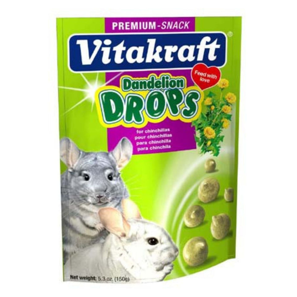Vitakraft Drops w/Dandelion Treat for Chinchillas 1ea/5.3oz.