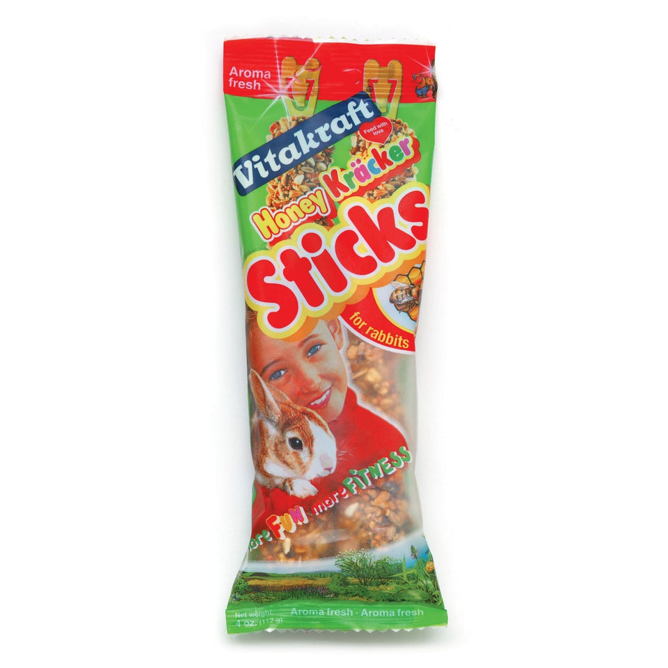 Vitakraft Crunch Sticks Rabbit Treats Whole Grains & Honey 1ea/4oz., 2 ct