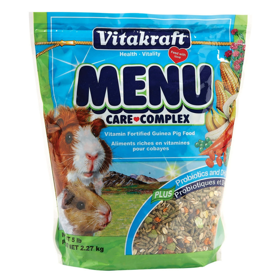 Vitakraft MENU Guinea Pig Dry Food 1ea/5 lb - Small Animal Food