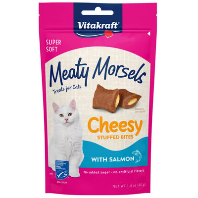 Vitakraft Meaty Morsels Cheesy Stuffed Bites Cat Treats Cheesy with