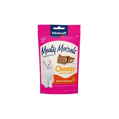 Vitakraft Meaty Morsels Cheesy Stuffed Bites Cat Treats Cheesy with