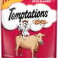 Temptations Classics Crunchy & Soft Adult Cat Treats Hearty Beef 1ea/6.3 oz - Pets Perfect