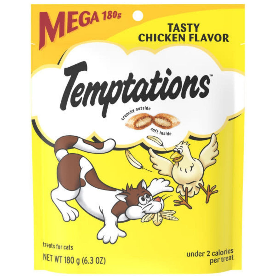 Temptations Classics Crunchy & Soft Adult Cat Treats Tasty Chicken 1ea/6.3oz.