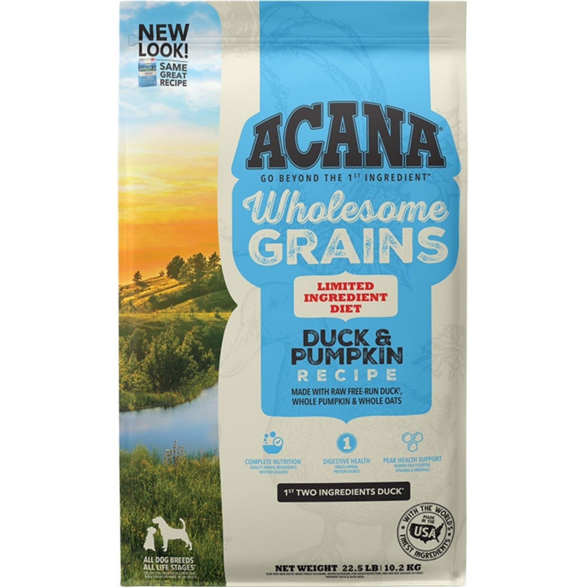 Acana Dog Wholesome Grains Duck & Pumpkin 22.5 lb