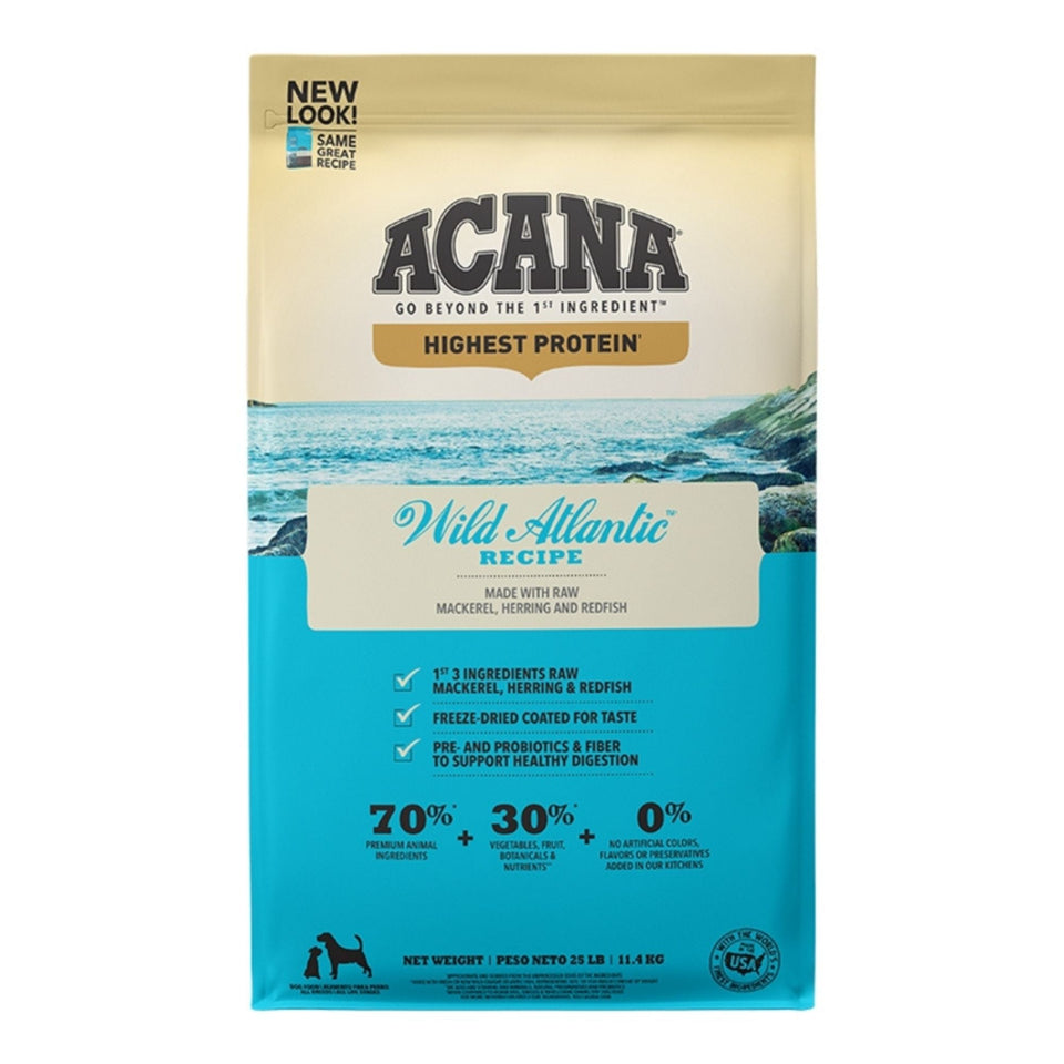 Acana Dog Grain Free Highest Protein Wild Atlantic 25Lbs