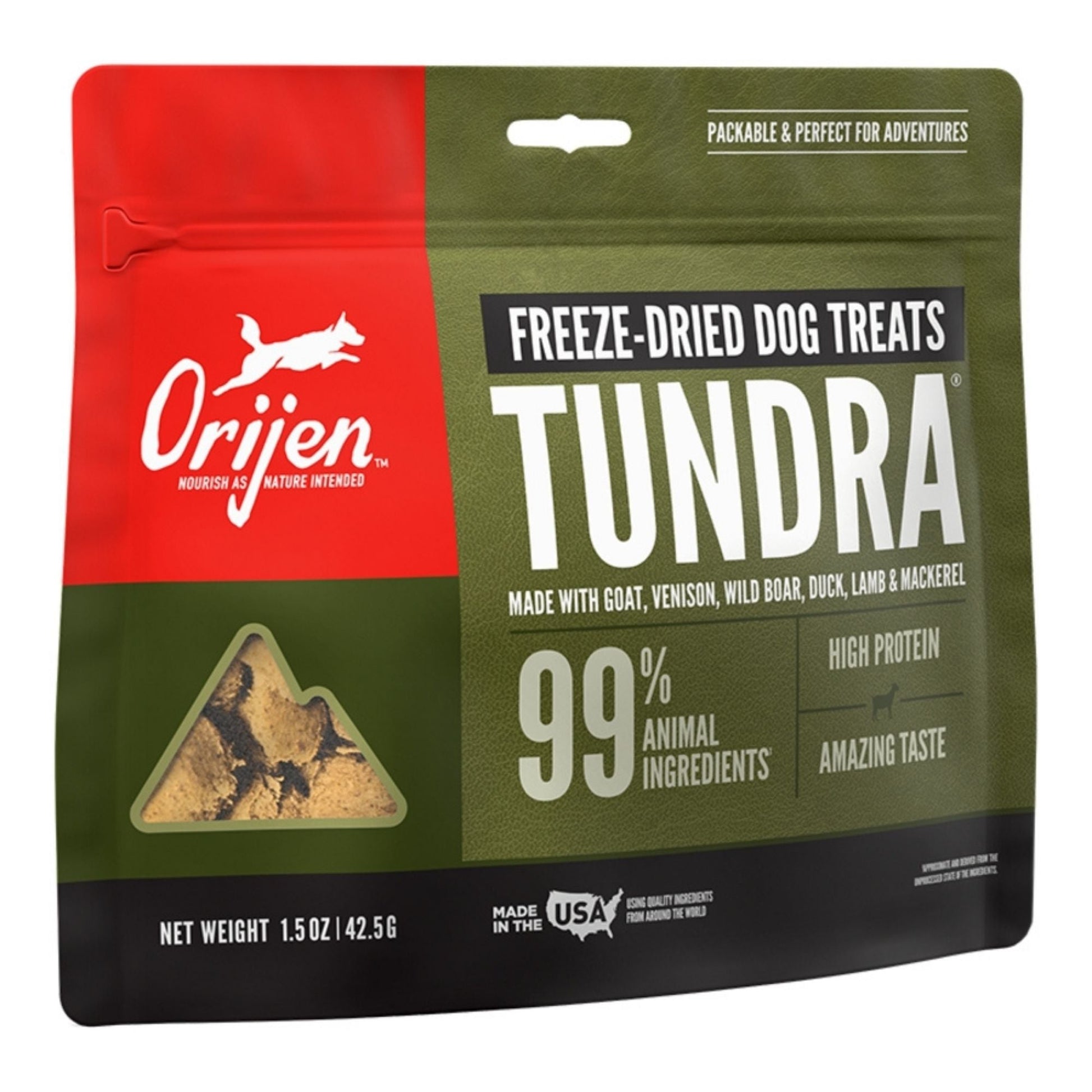 Orijen Dog Freeze-Dried Tundra Dog Treat, 1.5 oz