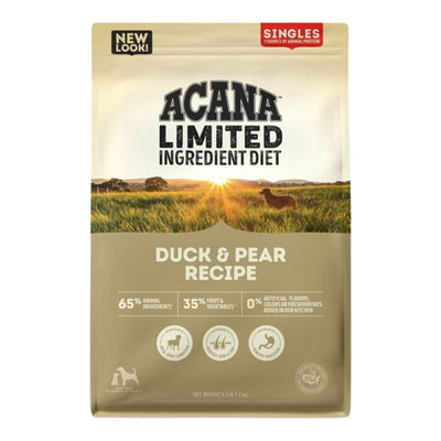 Acana Dog Grain Free Singles Duck & Pear Recipe 4.5Lbs