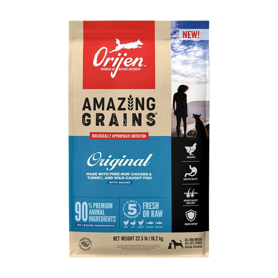 Orijen Dog Amazing Grains Original 22.5Lbs