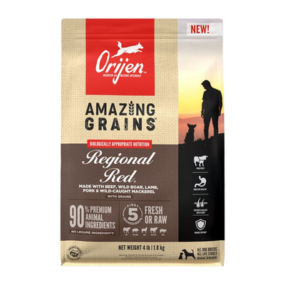Orijen Dog Amazing Grains Regional Red 4Lbs