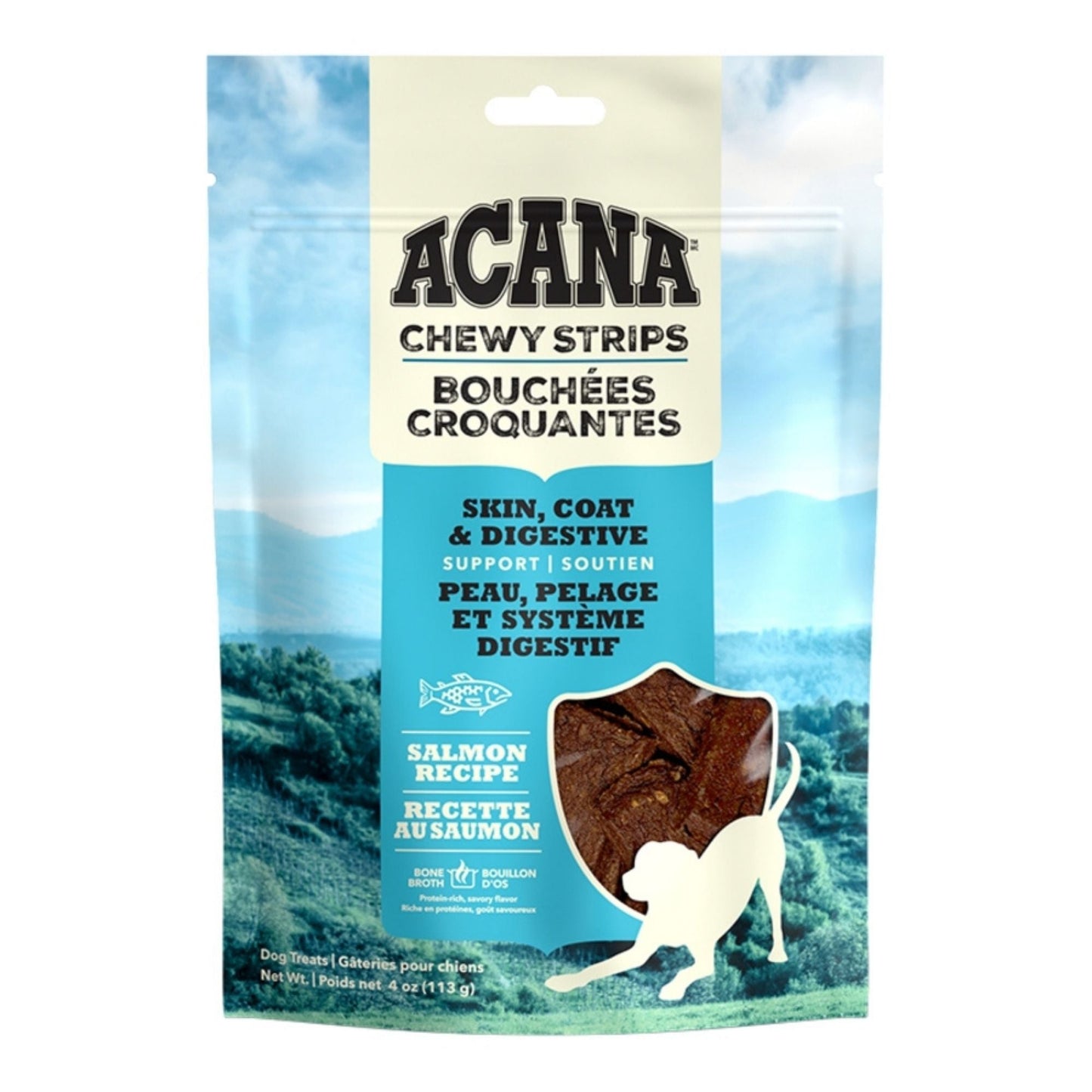 Acana Dog Grain-Free Chewy Strips Salmon Recipe 4 oz