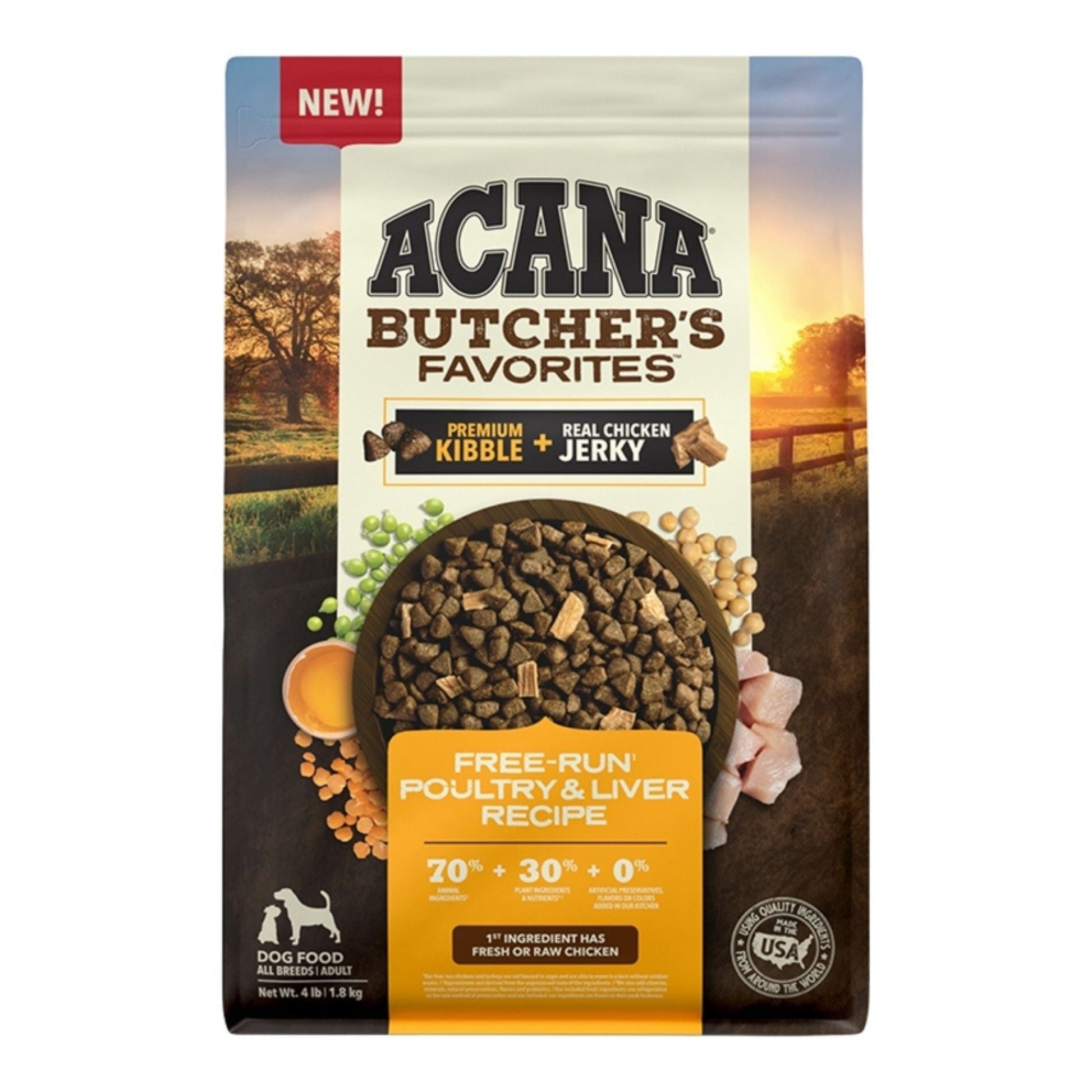 Acana Dog Grain-Free Butcher's Favorites Free Run Poultry 4 lb