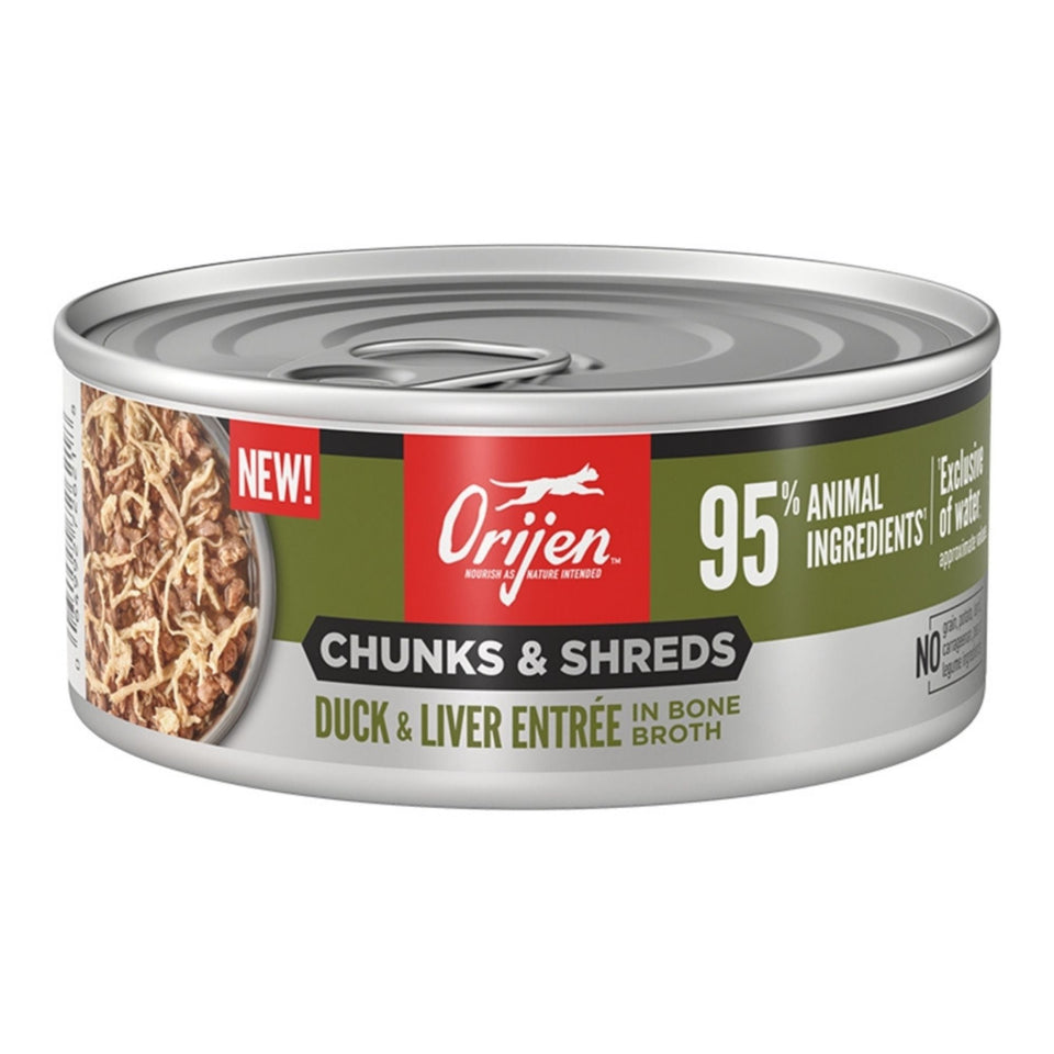 Orijen Cat Grain Free Chunk Duck Liver 5.5oz. - (Case of 12)