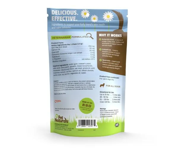 Pet Naturals Of Vermont Allergy + Calm Dog Chews 6 oz