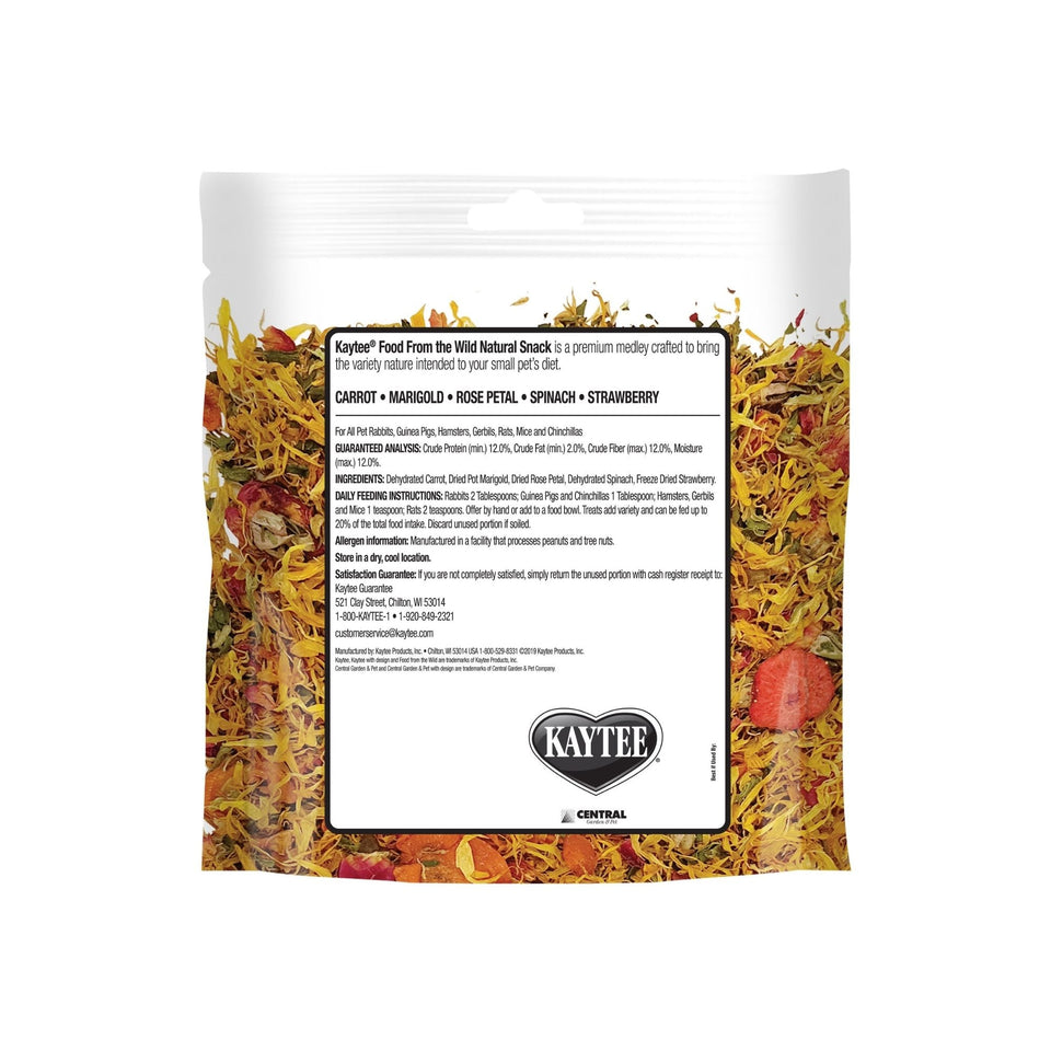 Kaytee Food From the Wild Natural Snack Rabbit and Guinea Pig 1ea/1oz.
