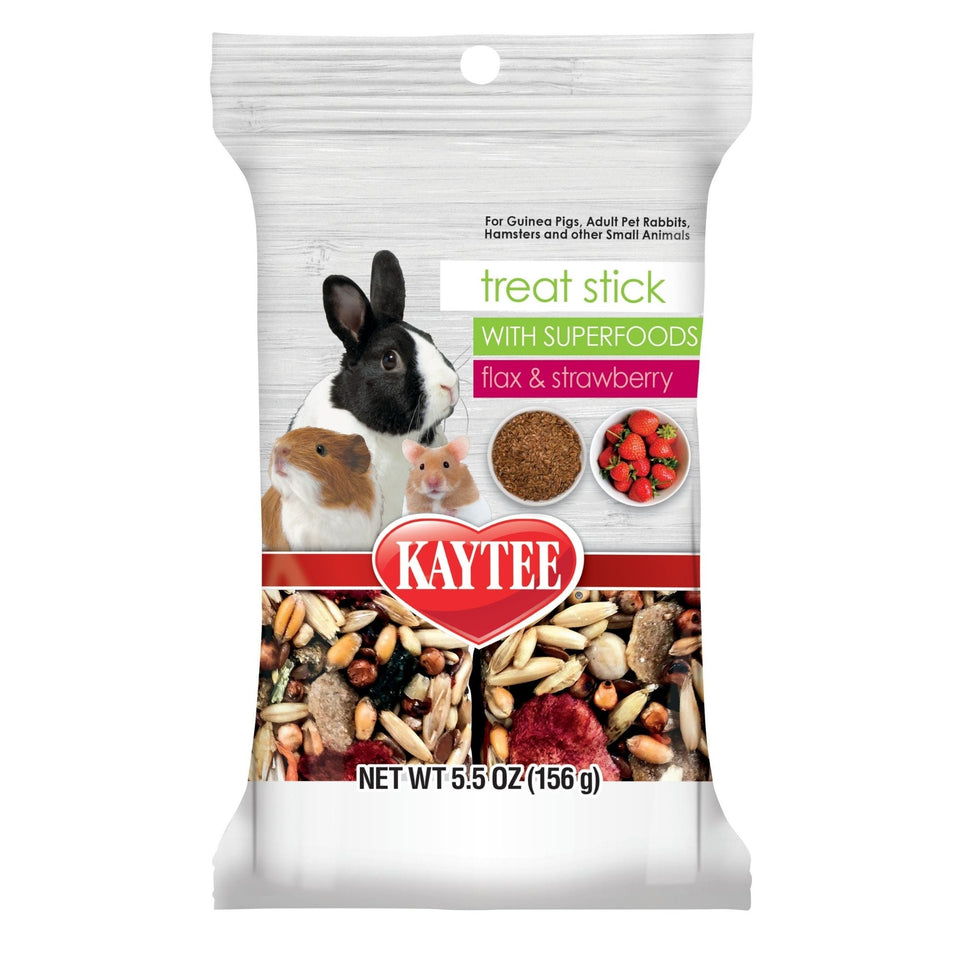 Kaytee Superfood Treat Stick Flax & Strawberry 1ea/5.5oz.