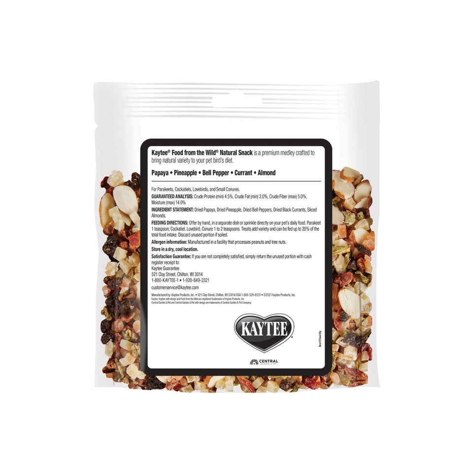 Kaytee Food From the Wild Natural Snack Small Pet Bird 1ea/3oz.