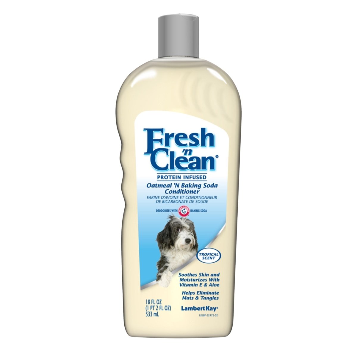Fresh N Clean Protein Infused Oatmeal N Baking Soda Conditioner 1ea/18 fl oz - Pets Perfect