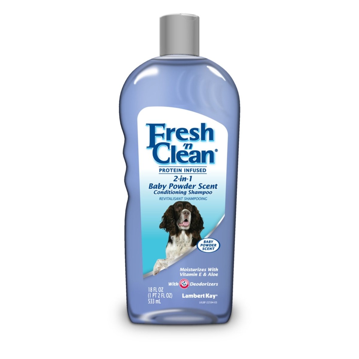 Fresh N Clean 2in1 Protein Infused Conditioning Shampoo Baby Powder Scent 1ea/18 fl oz - Pets Perfect