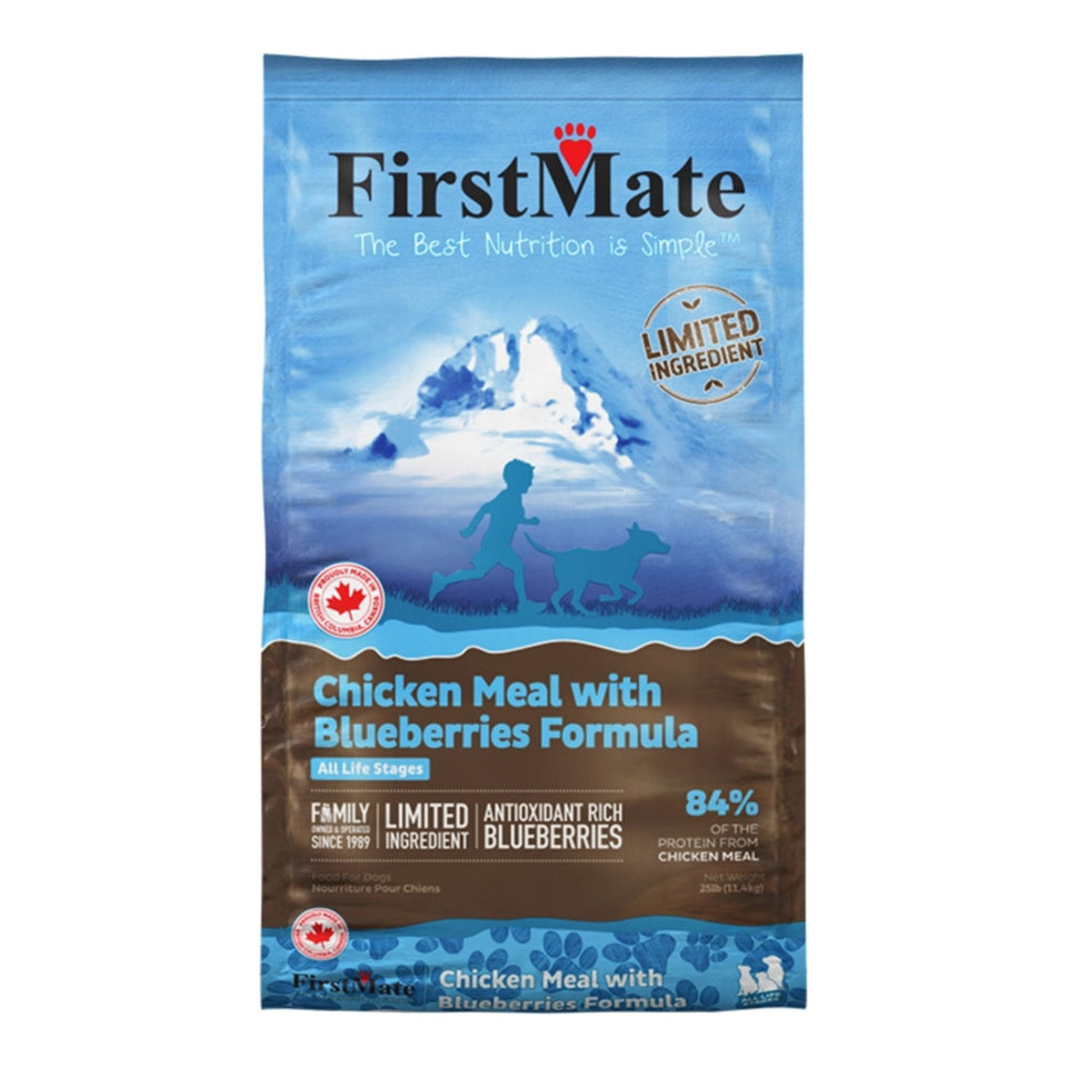 Firstmate Dog Limited Ingredient Grain Free Chicken & Blueberry 25Lbs
