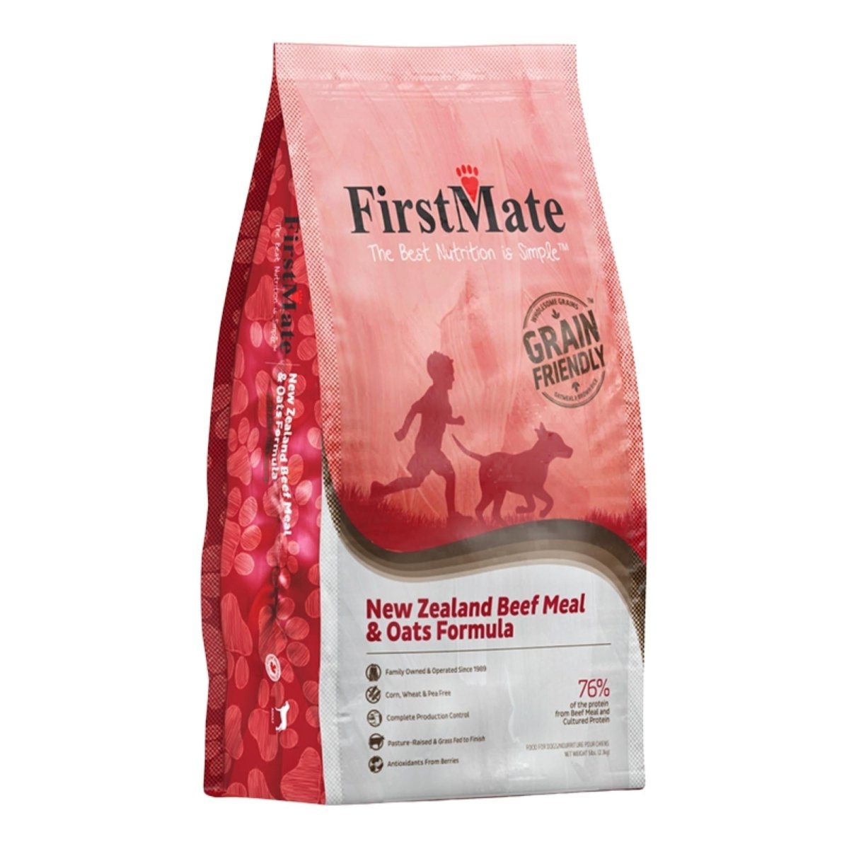Firstmate Dog Limited Ingredient New Zealand Beef & Oat 5Lb - Pets Perfect