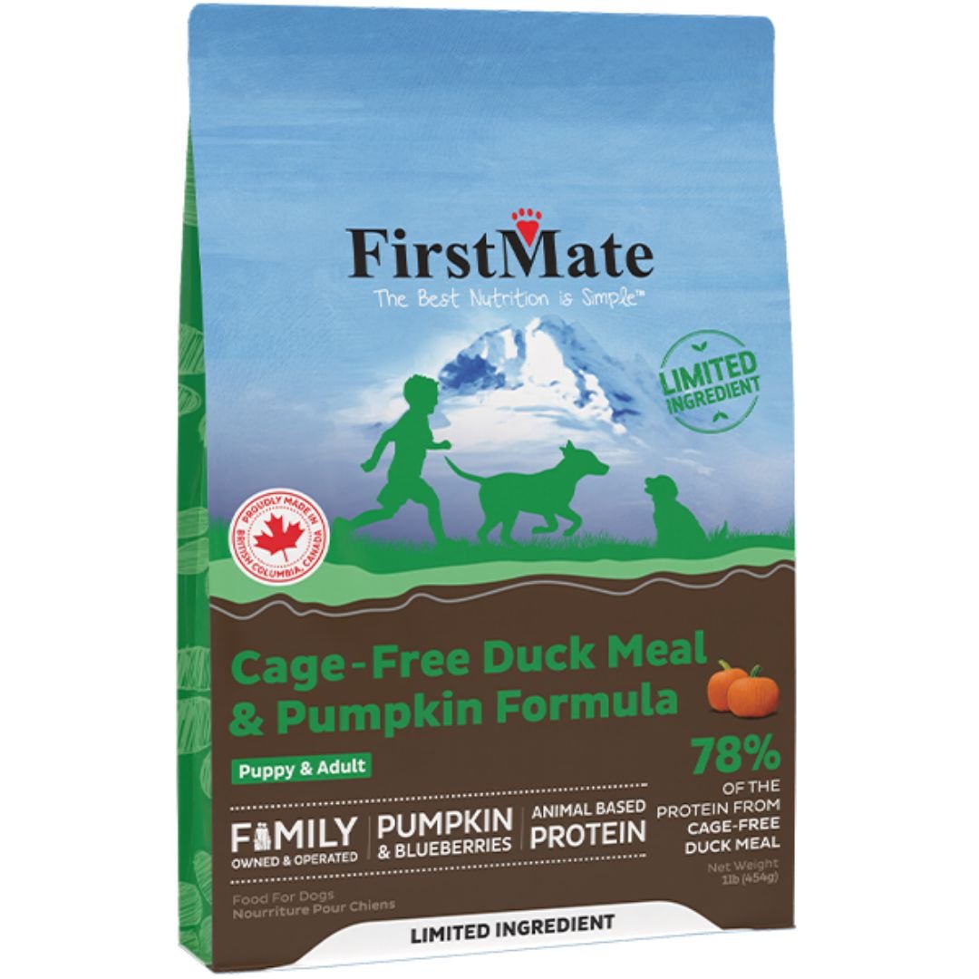 Firstmate Dog Limited Ingredient Grain Free Duck Pumpkin 1Lb - Pets Perfect