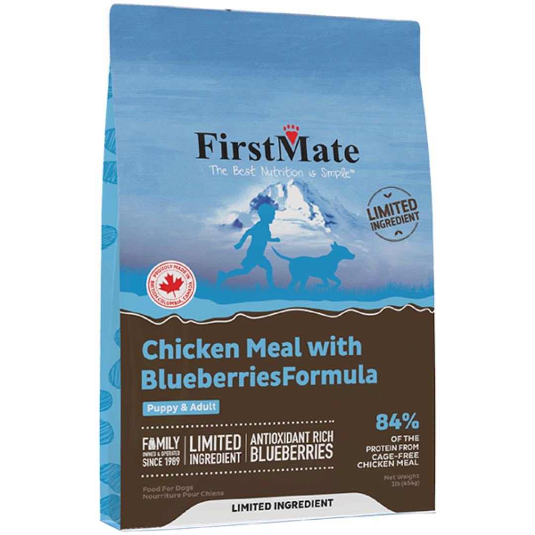 Firstmate Dog Limited Ingredient Grain Free Chicken Blueberry 1Lb - Pets Perfect