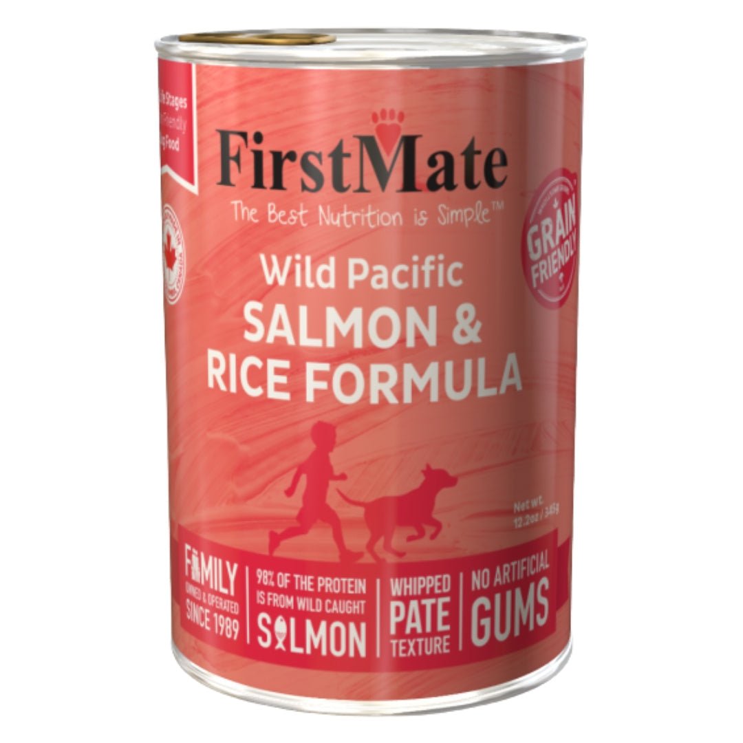 Firstmate Dog Grain Friendlysalmon & Rice Formula 12.2oz. (Case of 12) - Pets Perfect