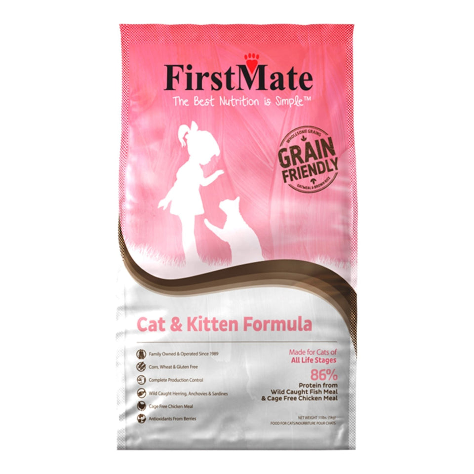 Firstmate Cat Grain Friendly Cat & Kitten 11Lbs