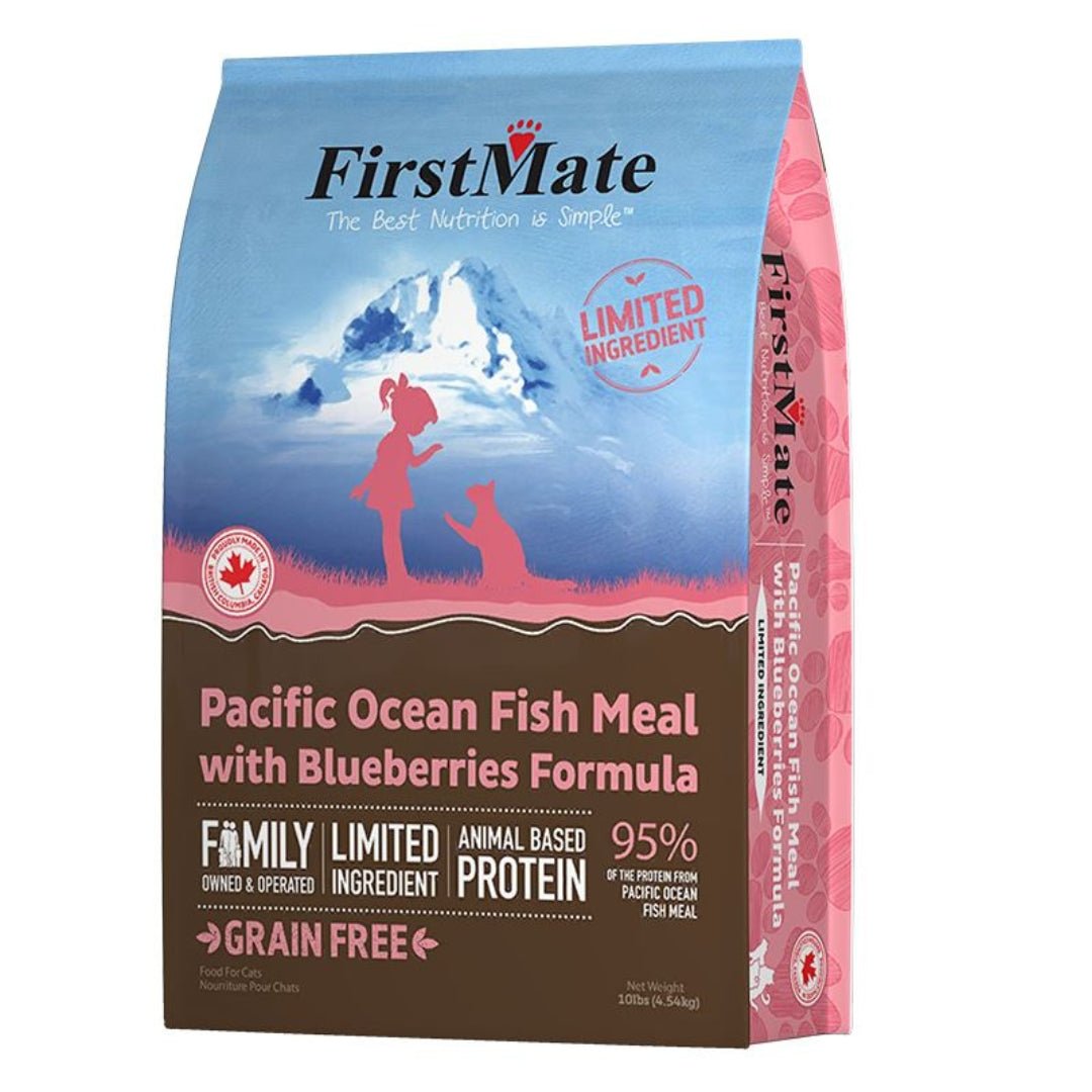 Firstmate Cat Limited Ingredient Grain Free Ocean Fish Blueberries 10Lb. - Pets Perfect
