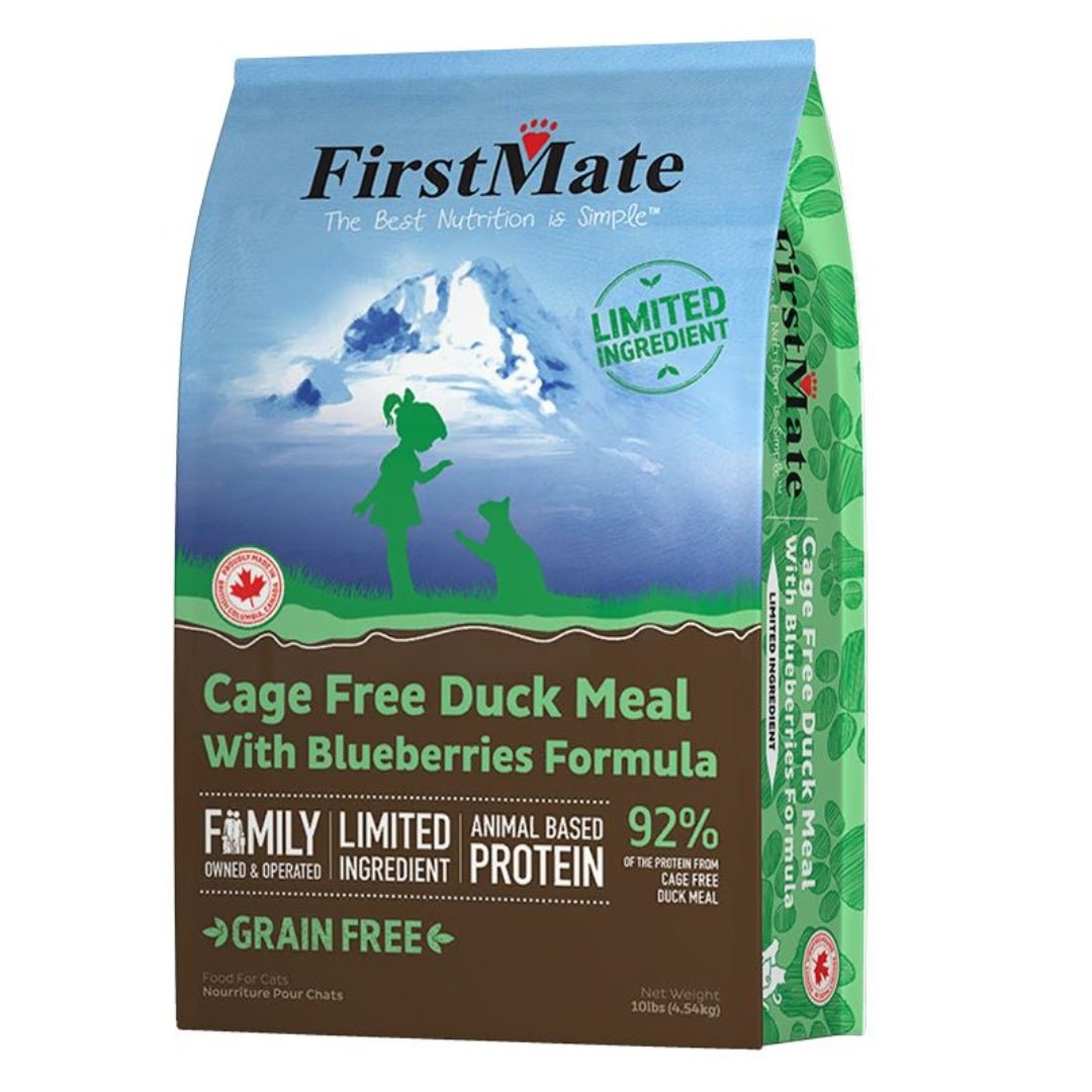 Firstmate Cat Limited Ingredient Grain Free Duck Blueberries 10Lb. - Pets Perfect