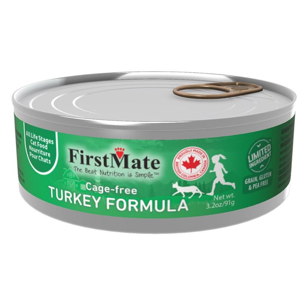 Firstmate Cat Limited Ingredient Grain Free Turkey 3.2oz. (Case of 24) - Pets Perfect