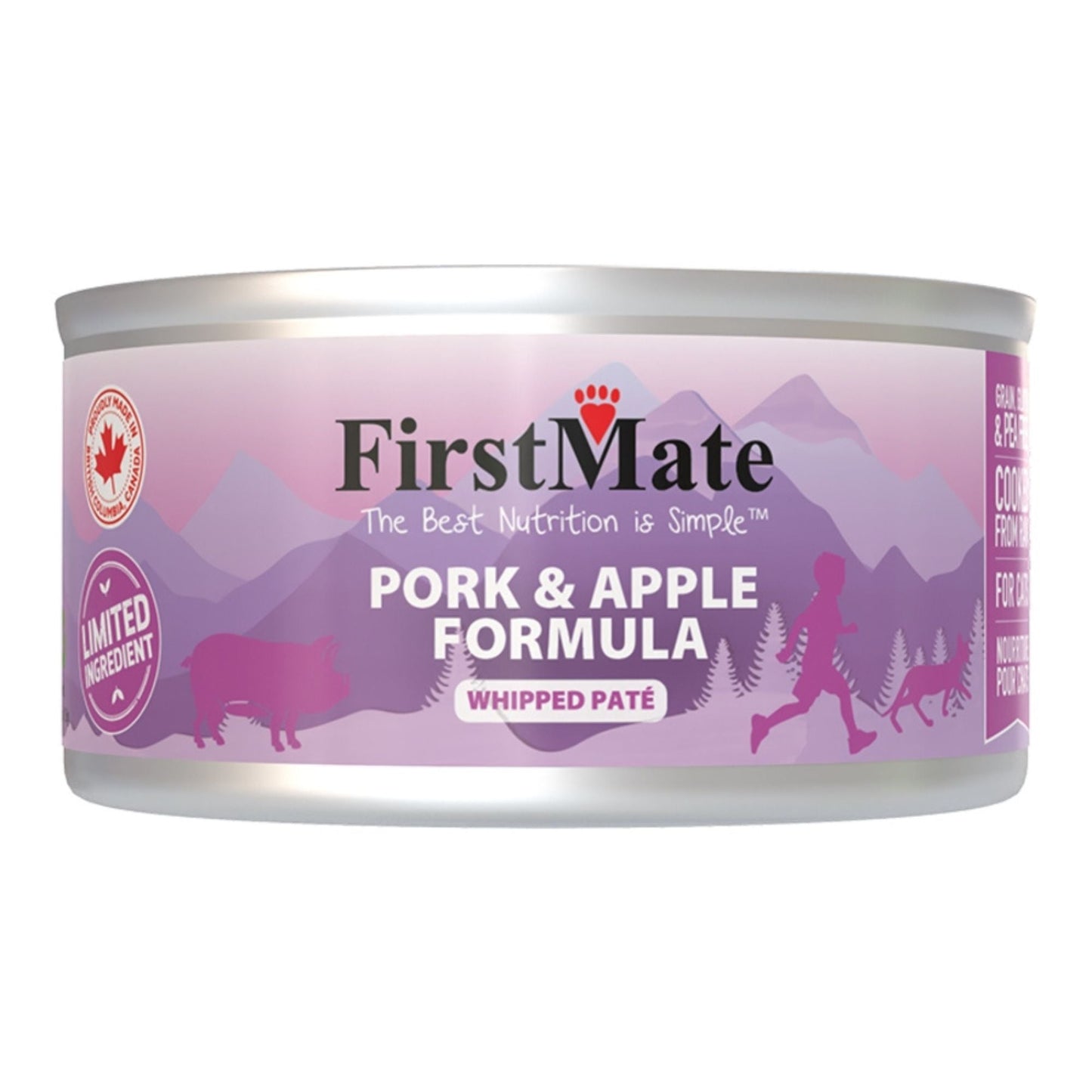 Firstmate Cat Limited Ingredient Grain-Free Pork & Apple, 5.5 oz 24 ct
