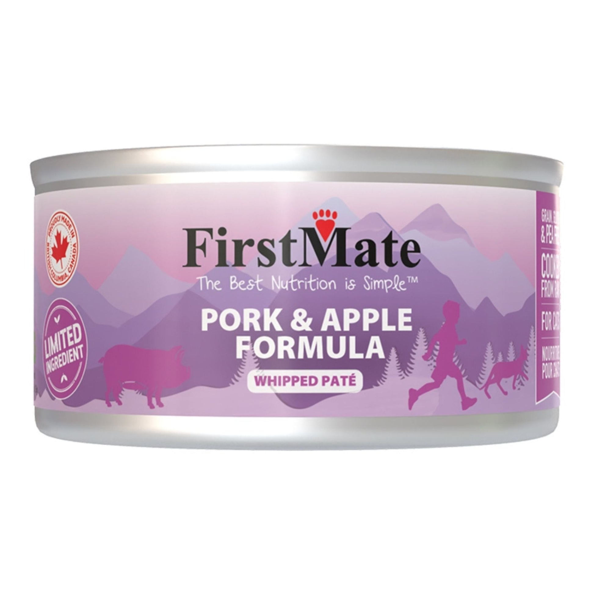 Firstmate Cat Limited Ingredient Grain-Free Pork & Apple, 5.5 oz 24 ct