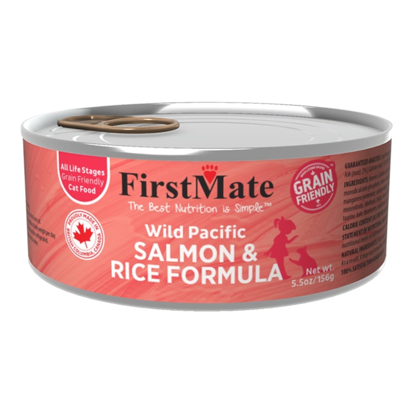 Firstmate Cat Wild Salmon & Rice, 5.5 oz 24 ct