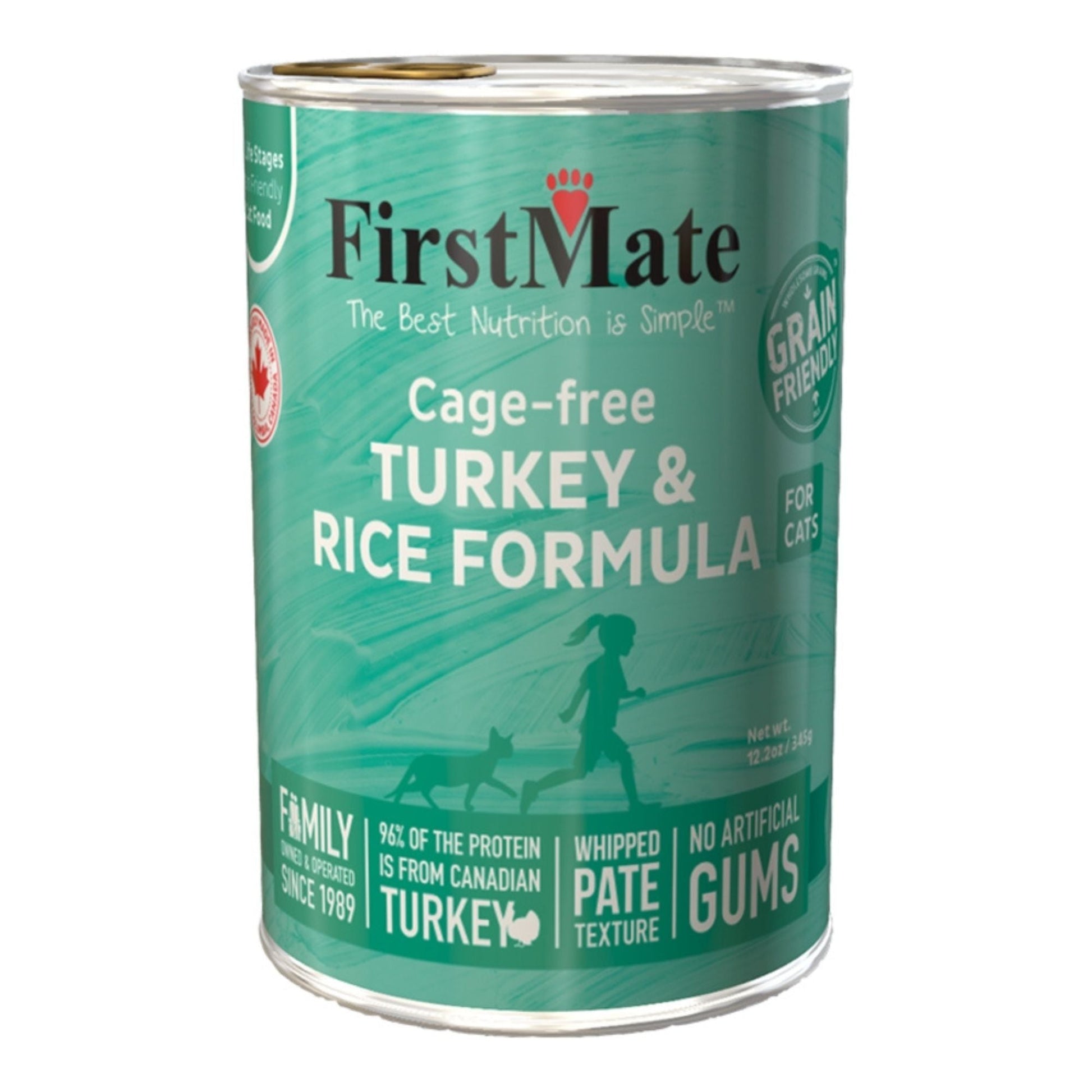 Firstmate Cat Turkey & Rice, 12.2 oz 12 ct
