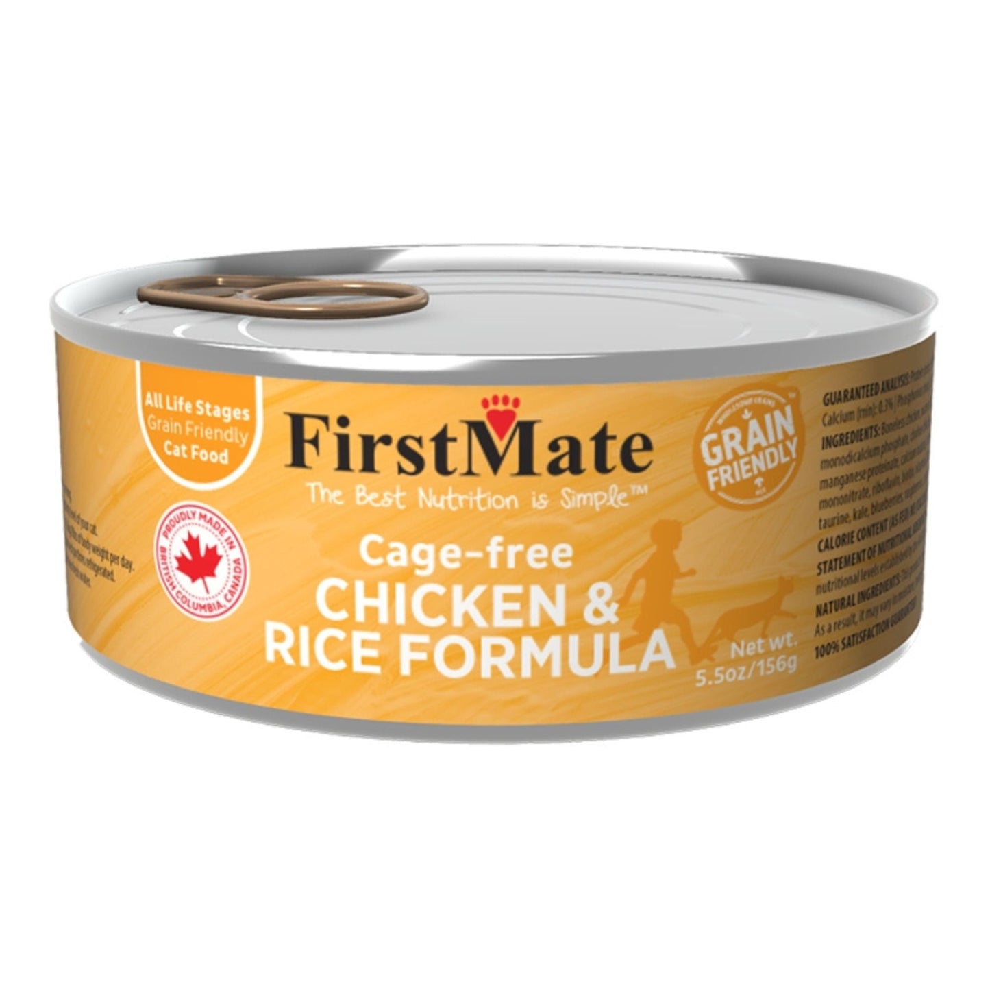 Firstmate Cat Chicken & Rice, 5.5 oz 24 ct
