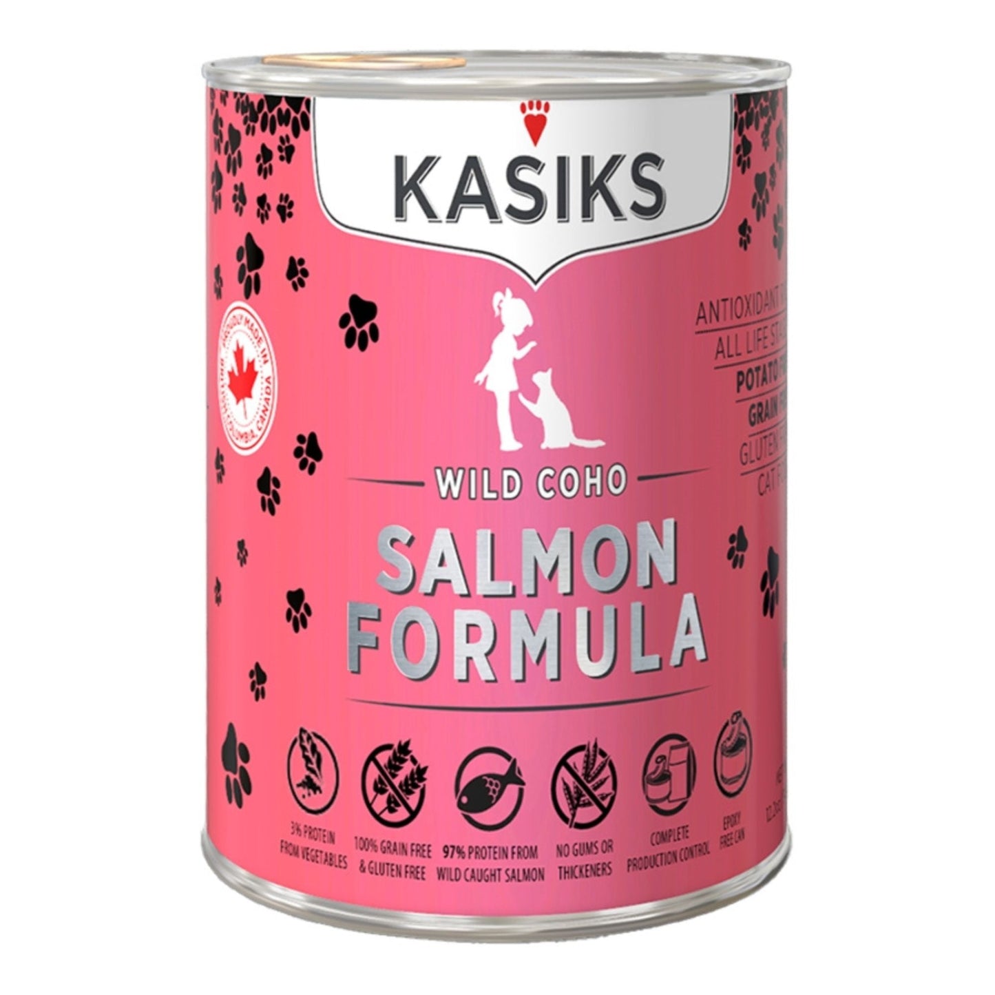 Firstmate Cat Kasiks Grain-Free Wild Salmon, 12.2 oz 12 ct