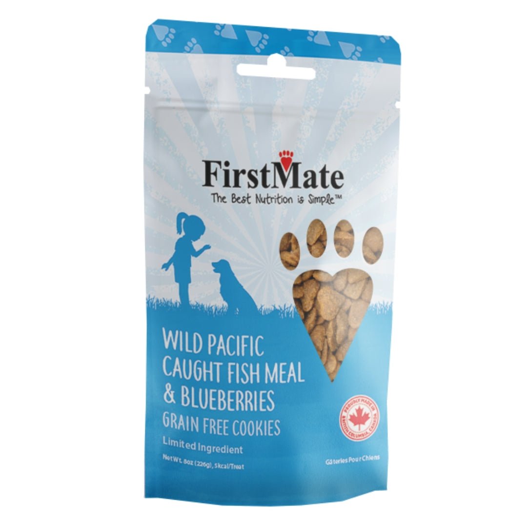 Firstmate Dog Limited Ingredient Grain Free Fish & Blueberry Treat 8oz. - Pets Perfect