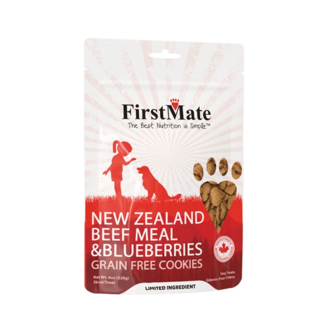 Firstmate Dog Grain Free Beef Blueberry Treat 8Oz - Pets Perfect