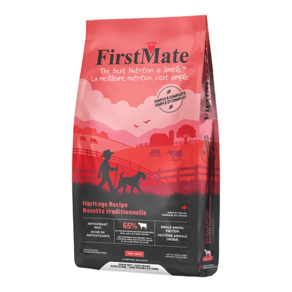 Firstmate Dog Simple & Complete Heritage Recipe Beef 25lbs.