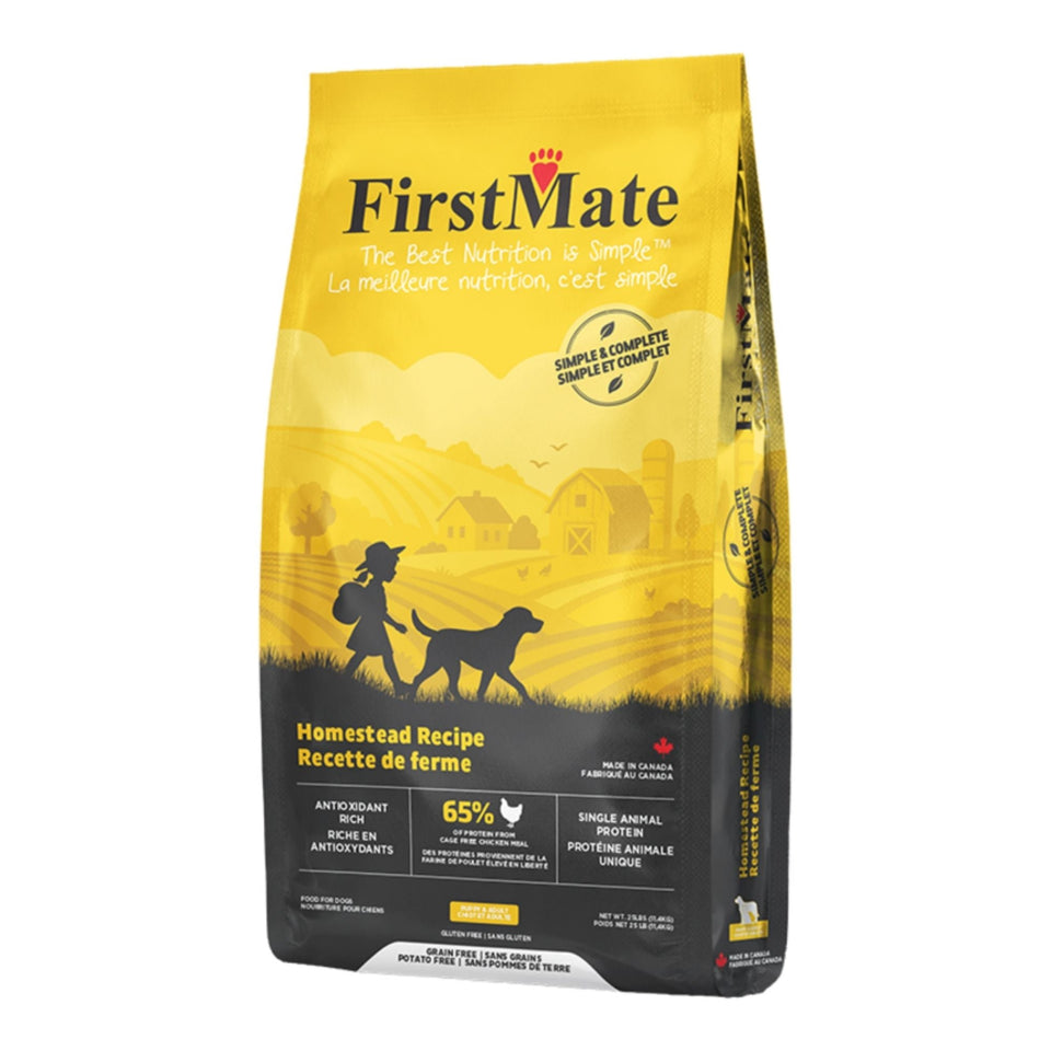 Firstmate Dog Simple & Complete Homestead Recipe Chicken 25lbs.