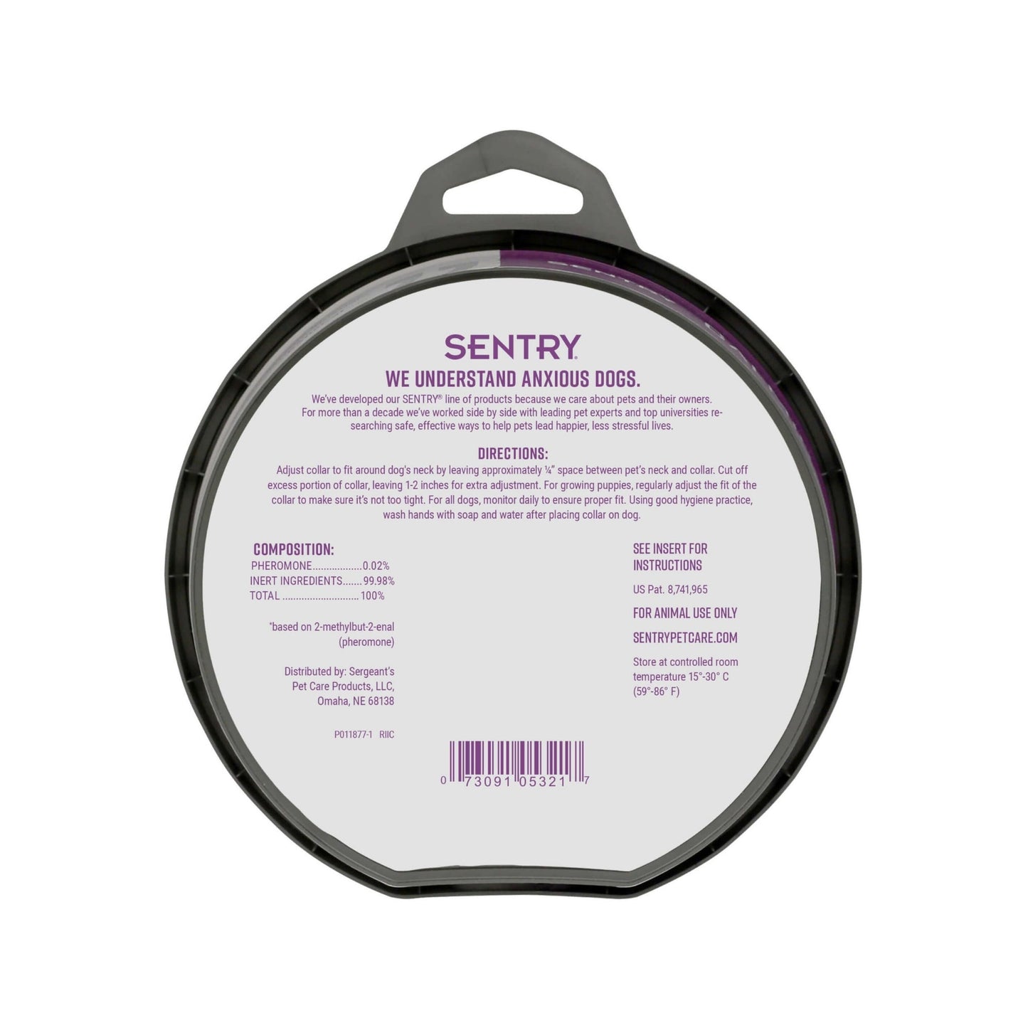 SENTRY Calming Dog Collar for Dogs 0.75 oz