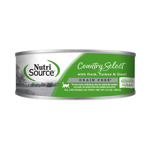 NutriSource Select Recipe GF Canned Cat Food, Country Select, 5.5 oz