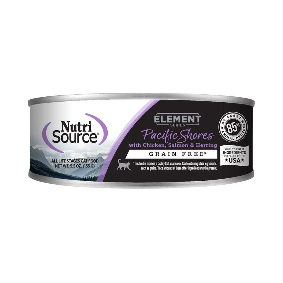 NutriSource Element Series GF Wet Cat Food, Chicken, Salmon & Herring